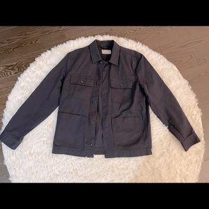 Everlane Cargo Jacket Navy Blue